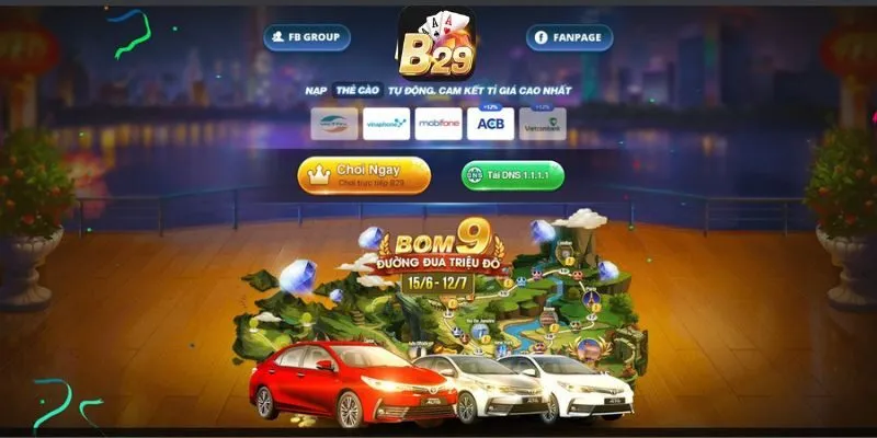 Đăng ký B29 - nhận quà tân thủ hấp dẫn